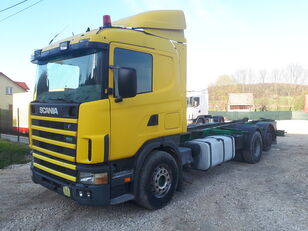 SCANIA 114-380 PDE (6X2 / MANUAL GEARBOX / RETARDER / PERFECT) camión chasis