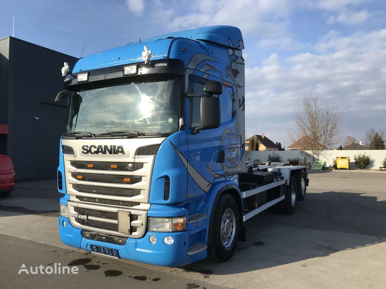 Scania G400 EU5 6X2 MULTILIFT camión con gancho