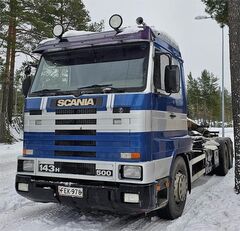 Scania 143H camión con sistema de cables