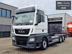 MAN TGX 26.500 ZF Intarder / Standklimaanlage / Lenkachse / Liftachs camión de contenedores