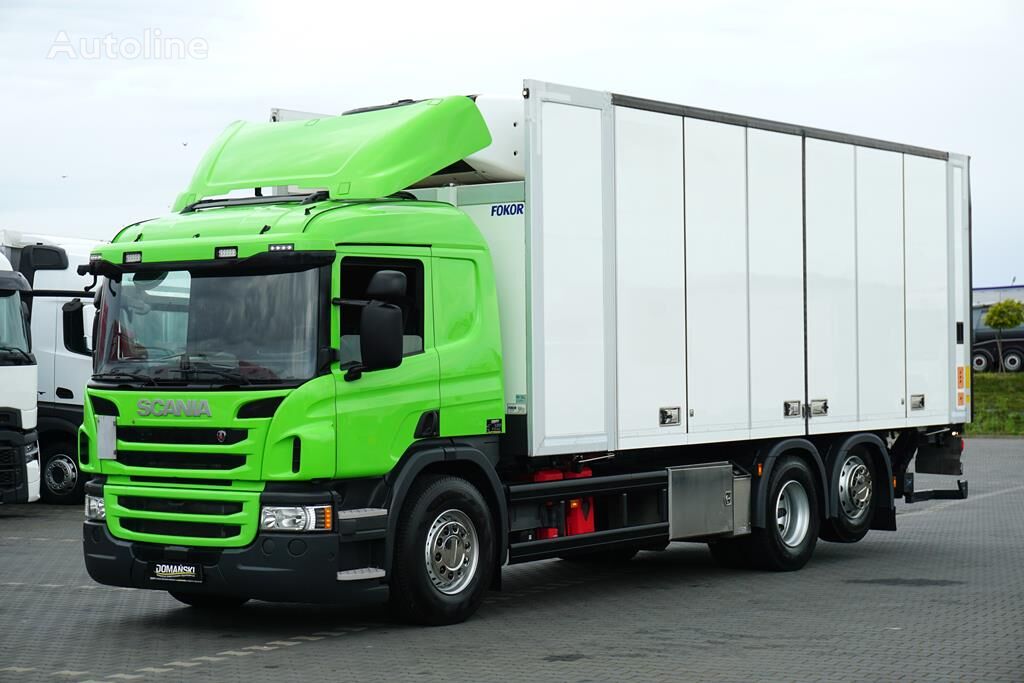 Scania P 450 / EURO 6 / CHŁODNIA + WINDA / 18 PALET / OTWIERANY BOK / M camión frigorífico