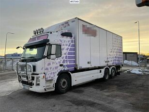 Volvo FM 440 6*2 Box truck with container base camión furgón