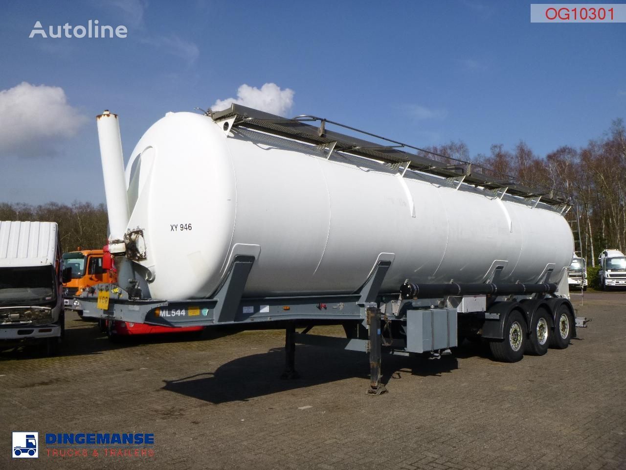 Gofa Powder tank alu 58 m3 (tipping) cisterna silo