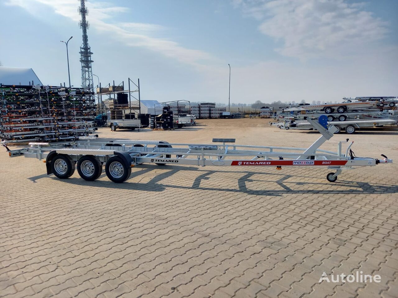 B35 Three axles boat trailer up to 8m  3500kg remolque para barcos nuevo