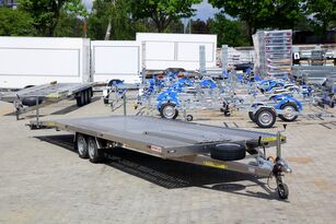 Kubix GALA aluminum twin-axle car hauler, dovetail, 800×215, 195/50R13 remolque portacoches