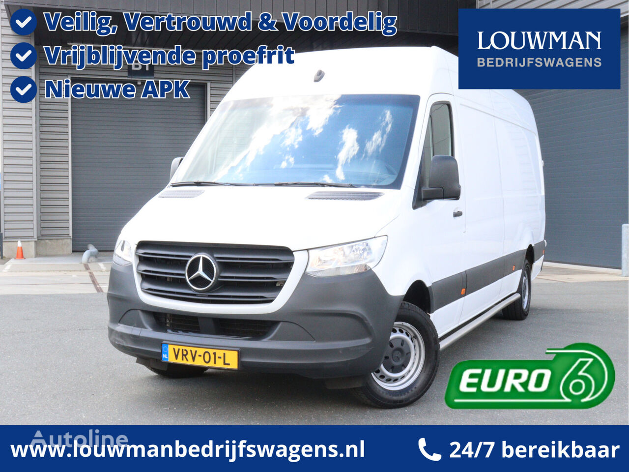 Mercedes-Benz Sprinter 315 1.9 CDI L3H2 RWD 9G Automaat 3500KG Trekgewicht Cru furgoneta